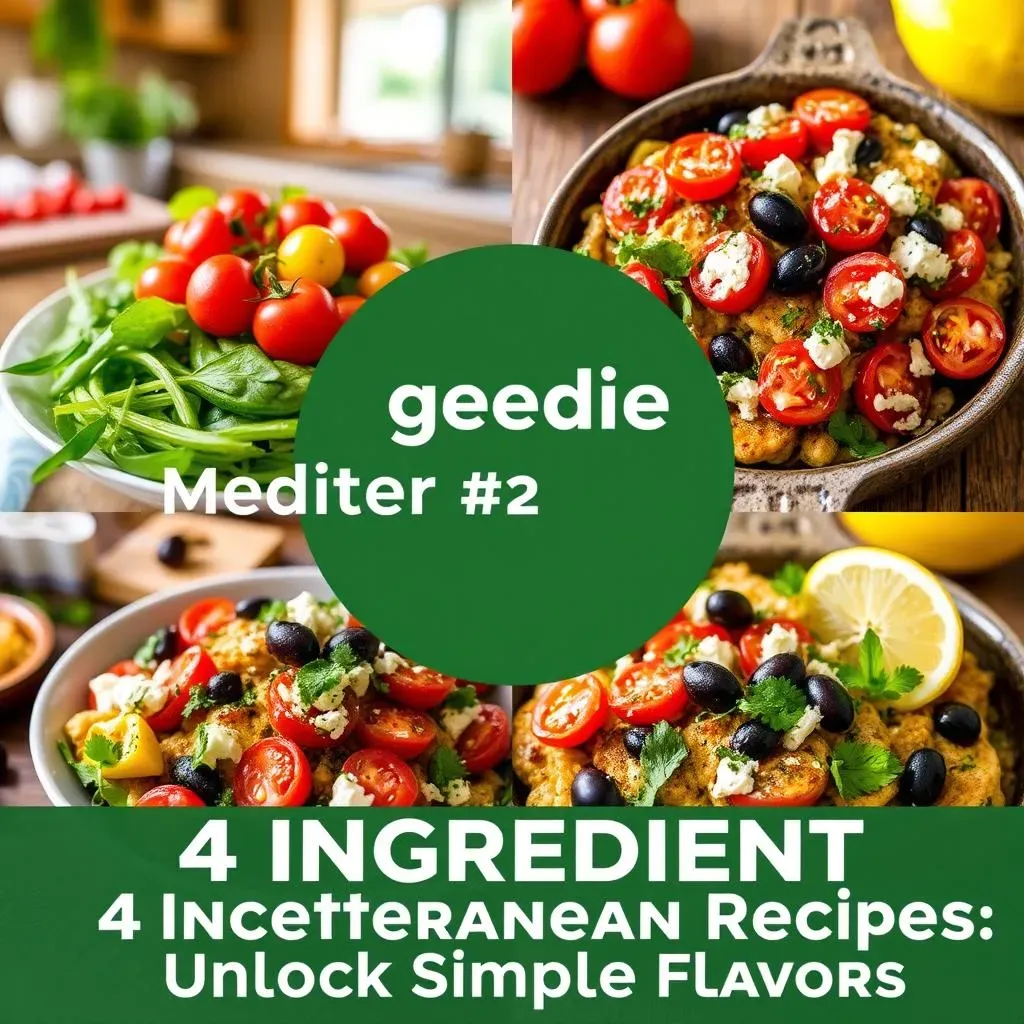 Amazing 4 Ingredient Mediterranean Recipes: Quick & Easy!