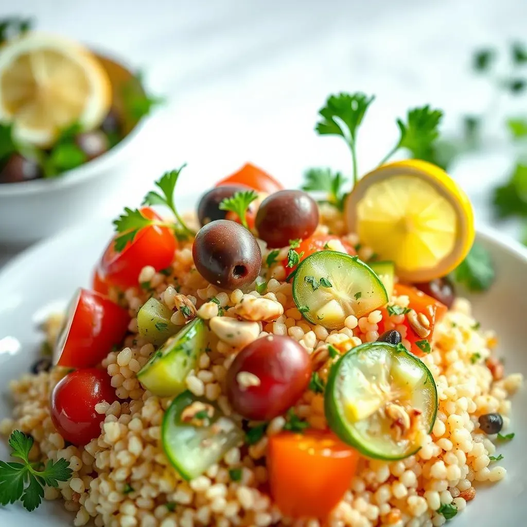 A Burst of Sunshine: The Mediterranean Couscous Salad with Parsley