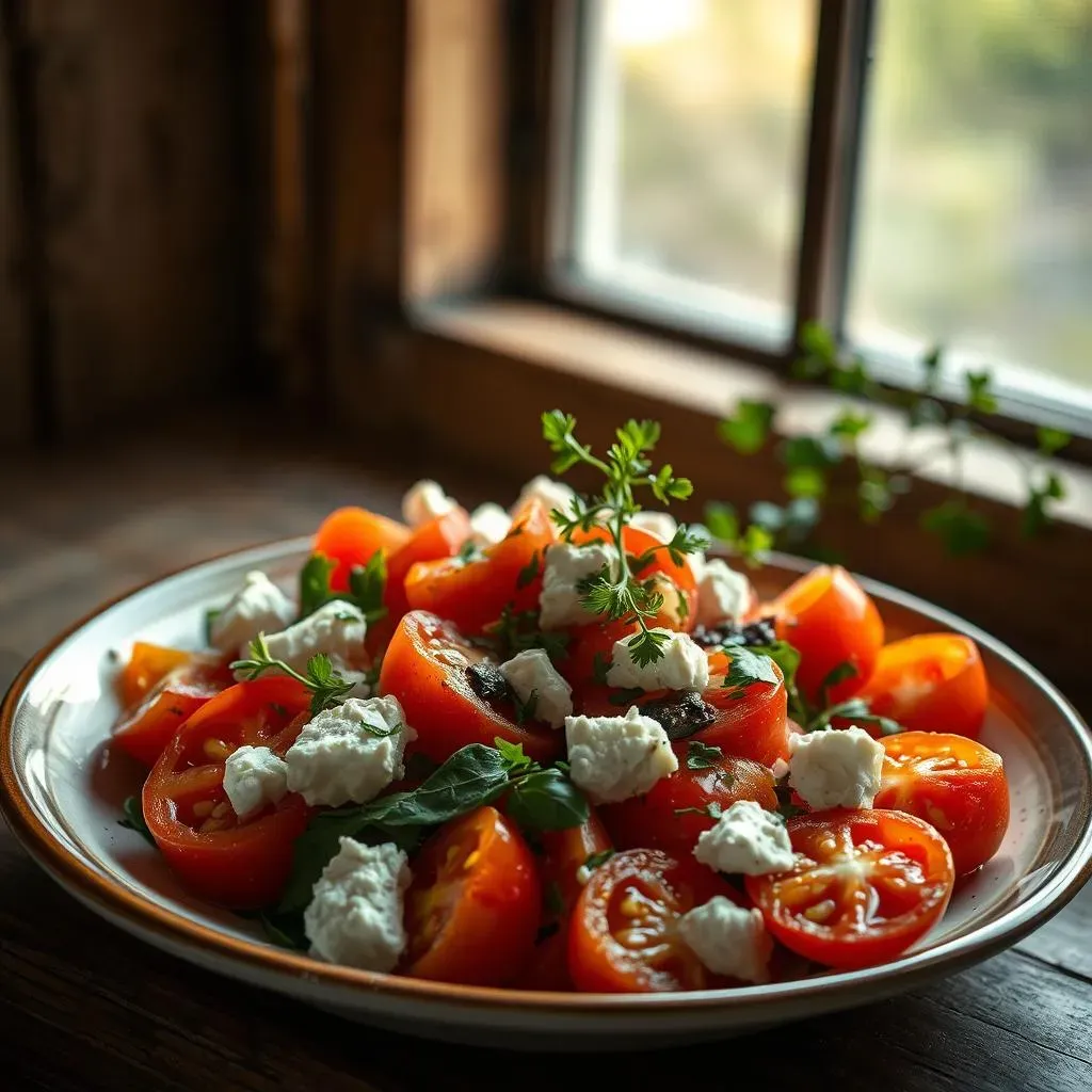 A Mediterranean Greek Salad with Tomatoes: The Classic Recipe