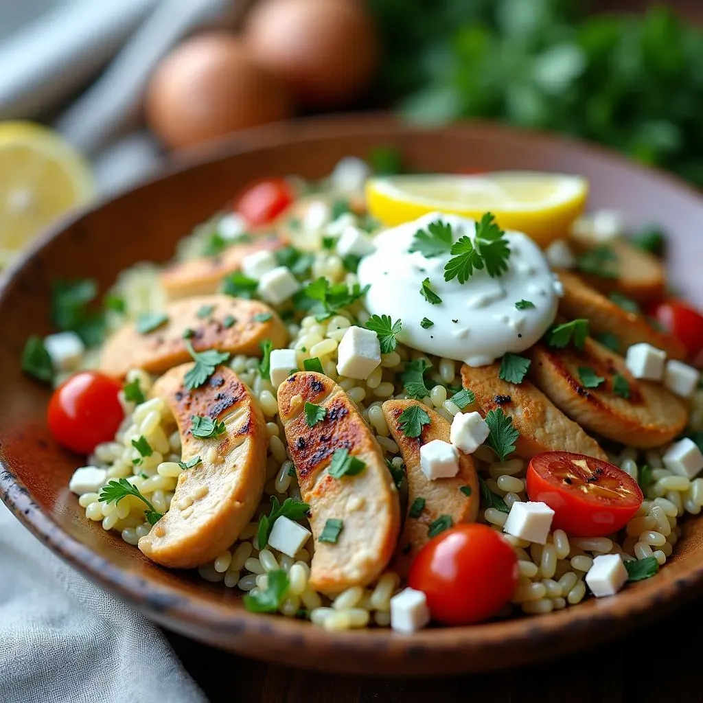 Assembling and Serving Your Mediterranean Orzo Salad