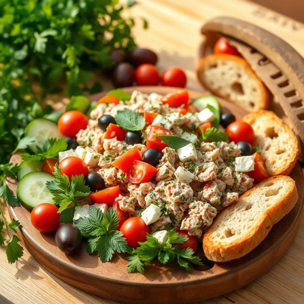Assembling and Serving Your Mediterranean Tuna Masterpiece
