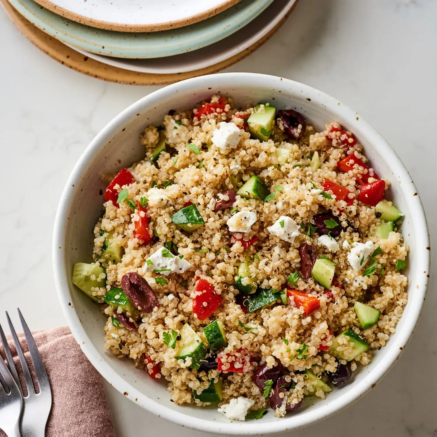 Beyond the Basic Mediterranean Quinoa Salad Allrecipes