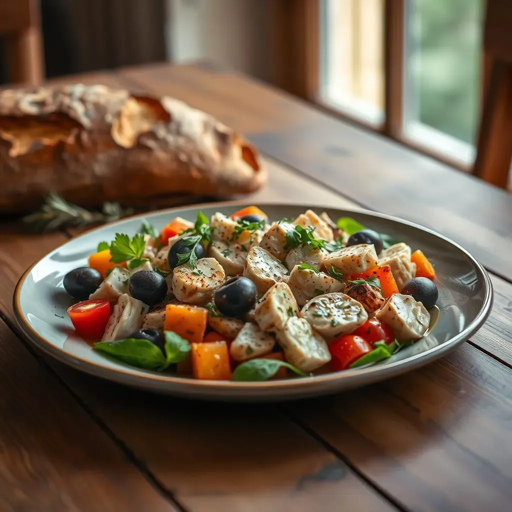 Beyond the Bowl: Serving and Enjoying Your Mediterranean Chicken Salad with Olives