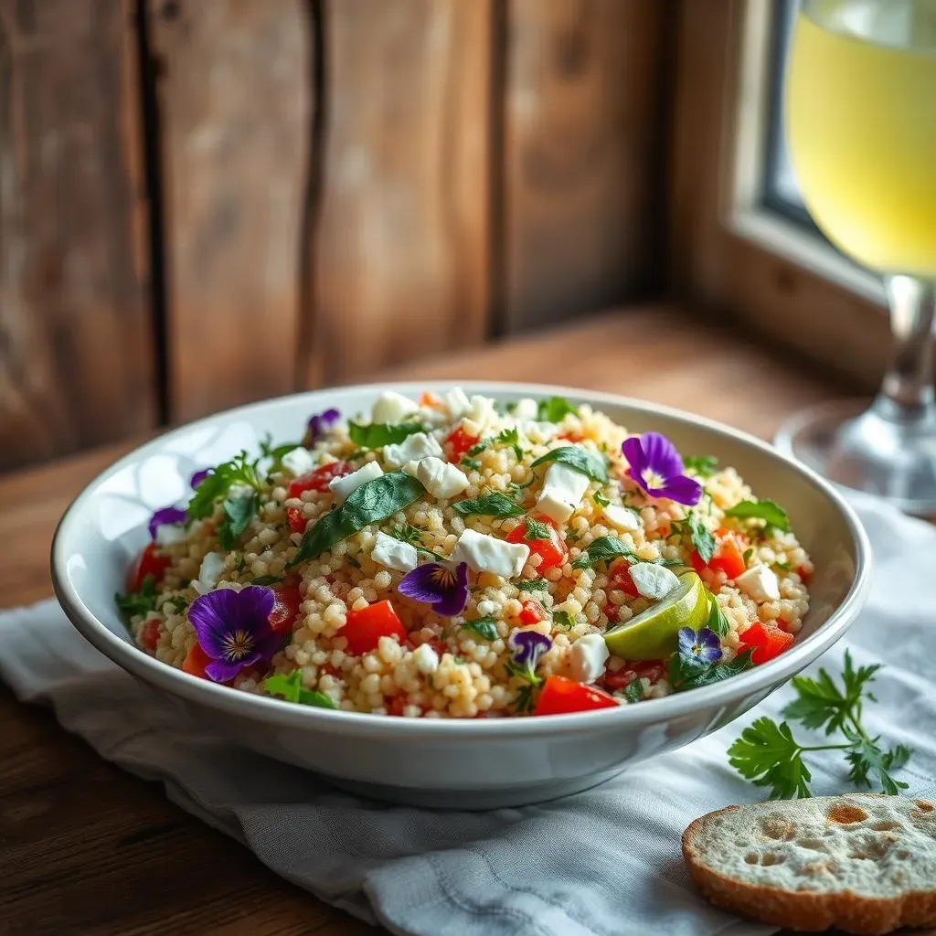 Beyond the Bowl: Serving and Styling Your Mediterranean Couscous Salad with Feta