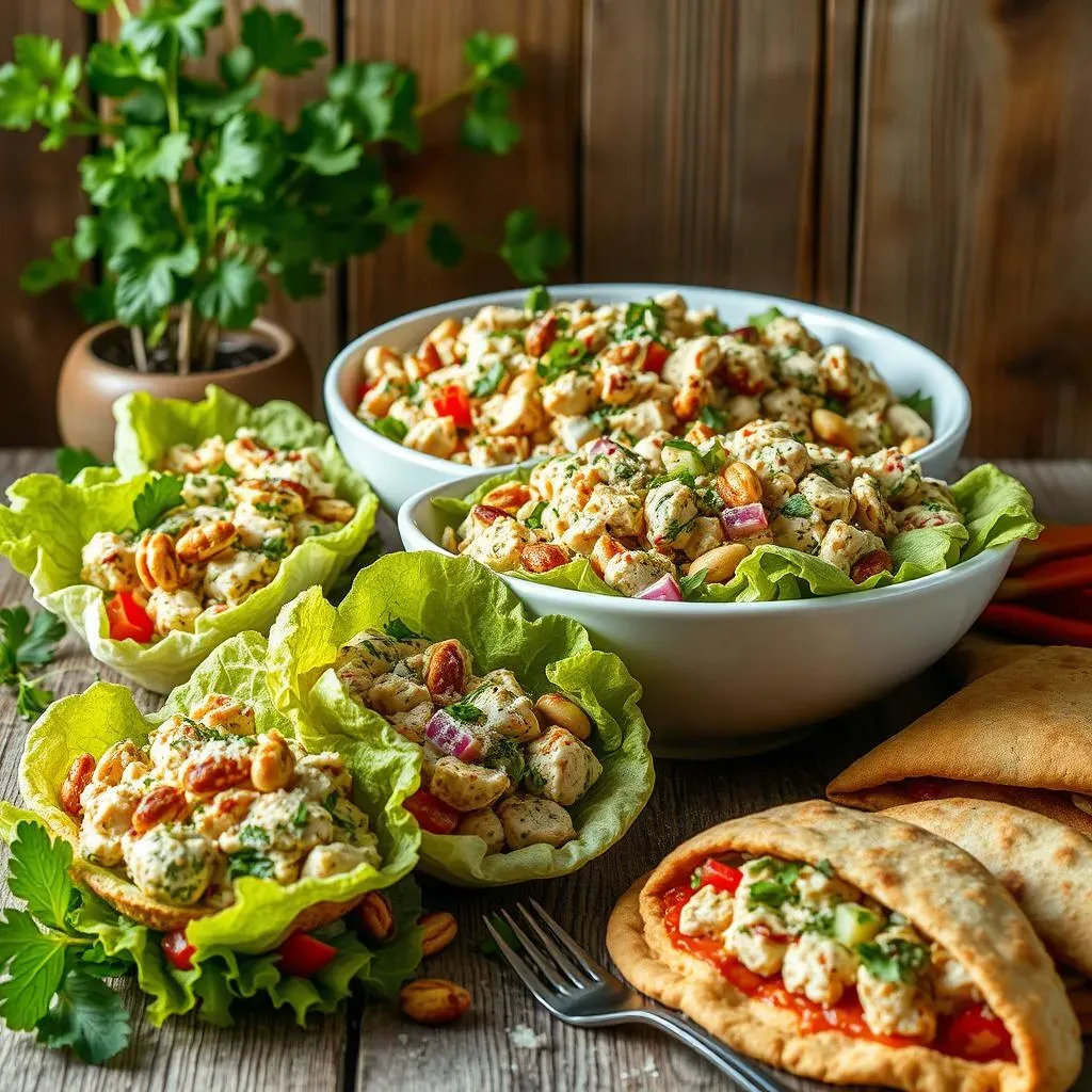 Beyond the Bowl: Serving Your Mediterranean Chicken Salad with Nuts