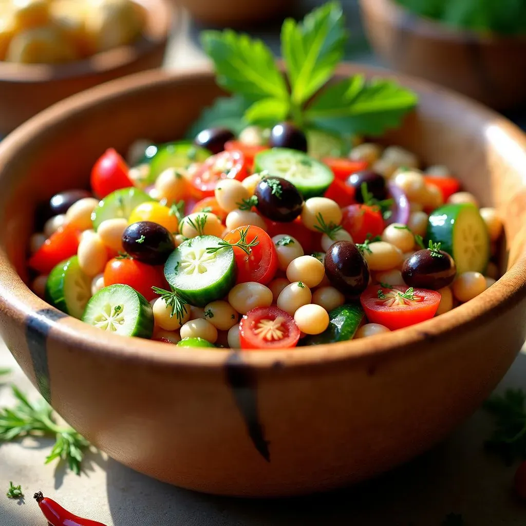 Building the Perfect Mediterranean Bean Salad with Red Onion