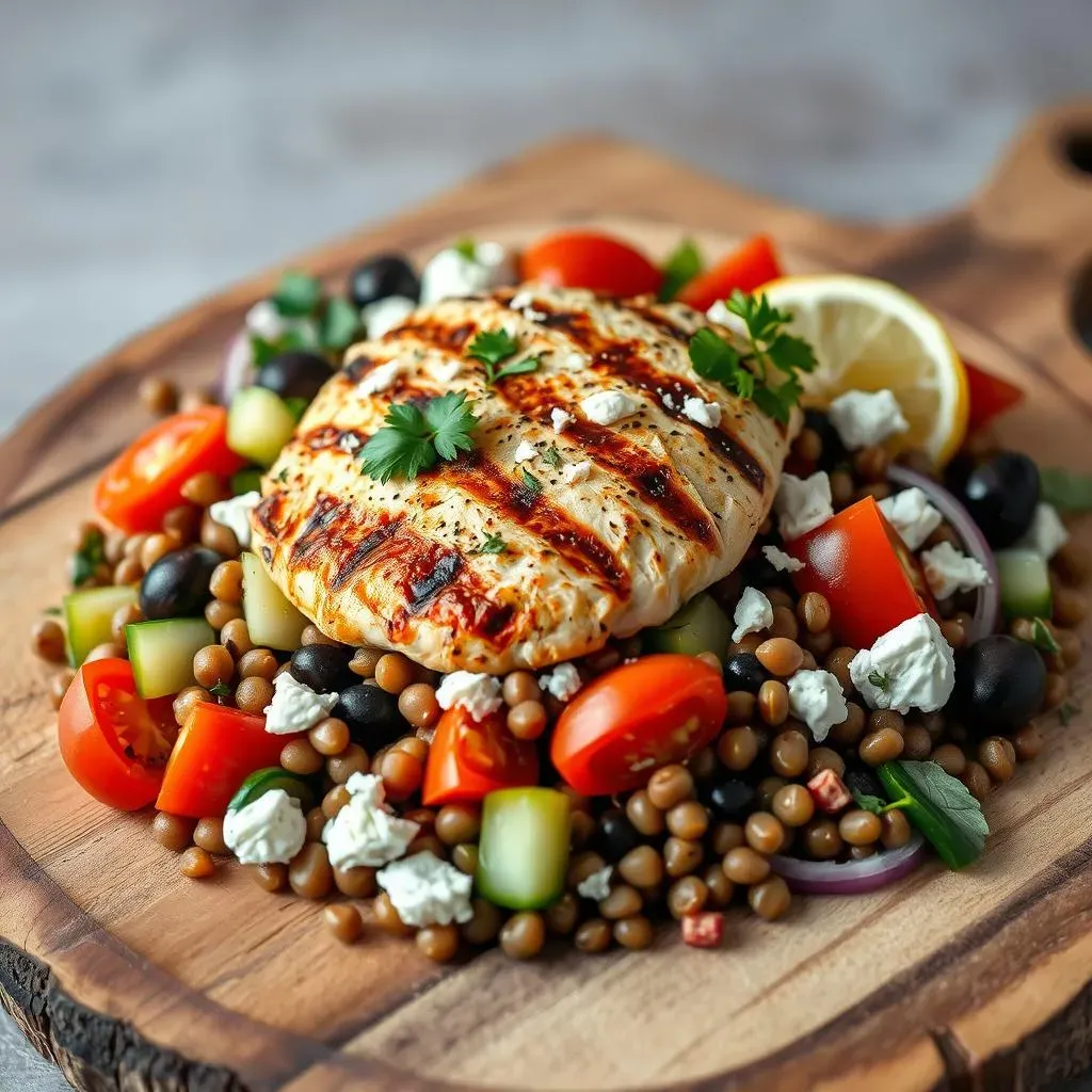 Building the Perfect Mediterranean Lentil Salad with Grilled Chicken