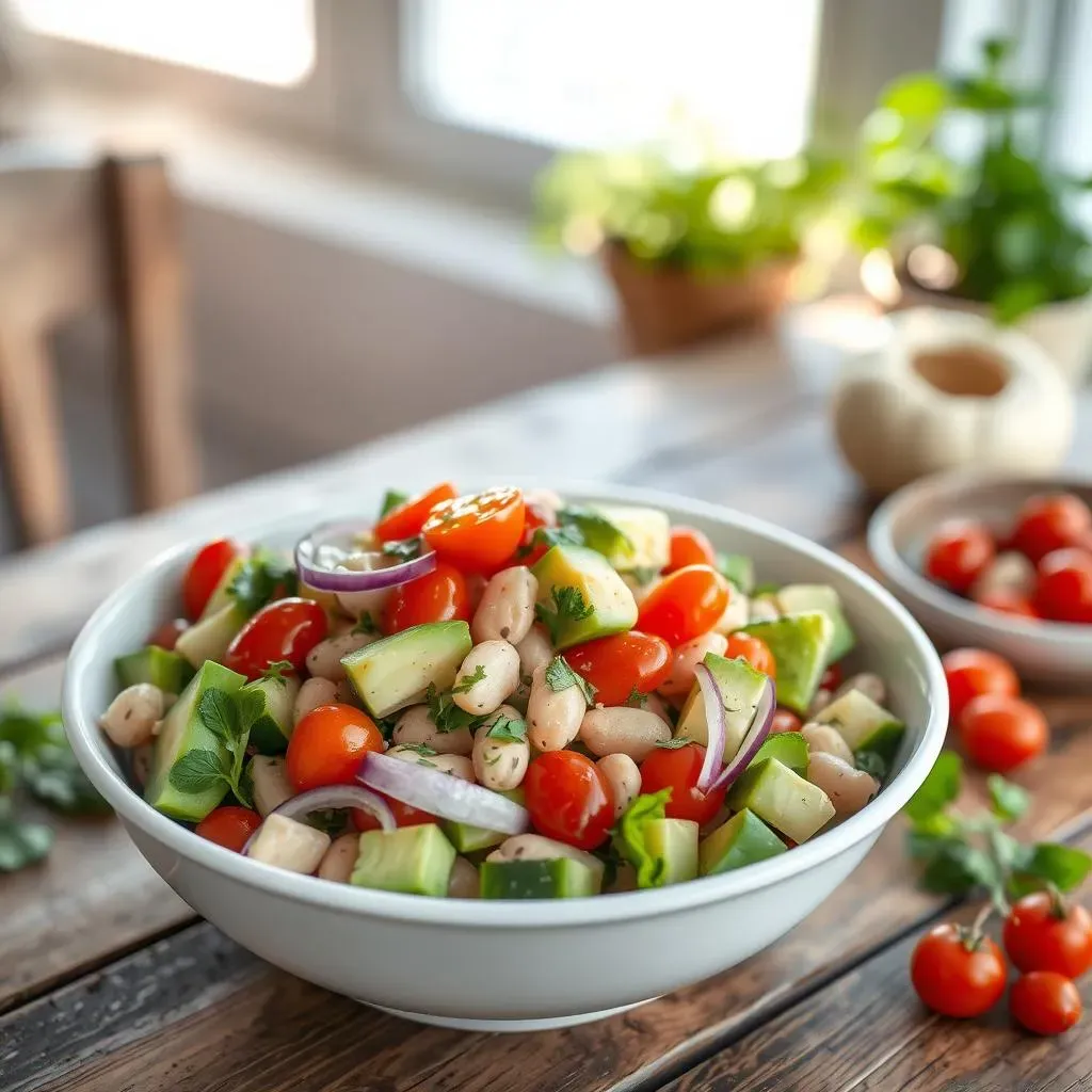 Building Your Perfect Mediterranean Bean Salad with Avocado