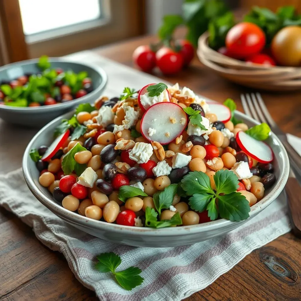 Building Your Perfect Mediterranean Bean Salad with Radishes