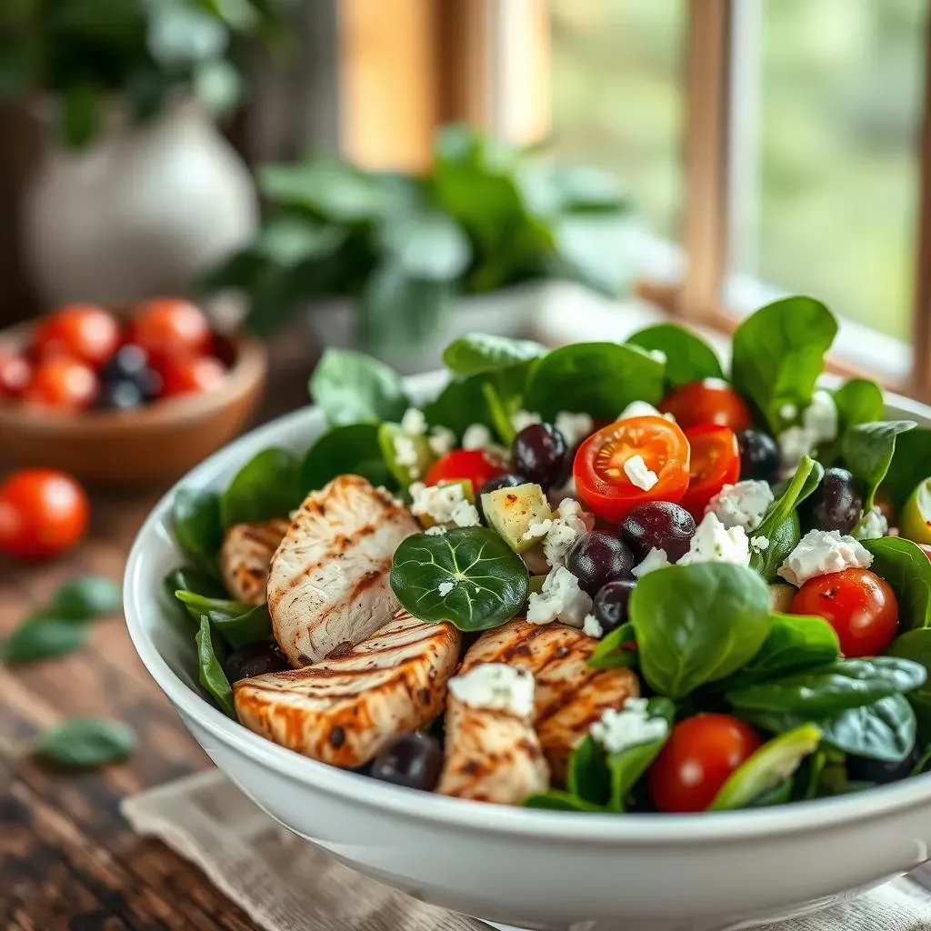 Building Your Perfect Mediterranean Chicken Salad with Spinach