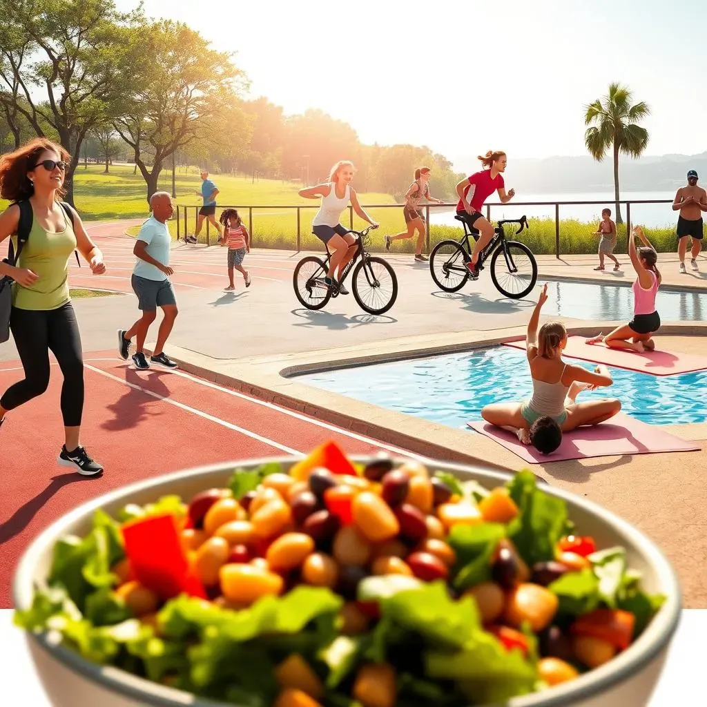 Burning Off Those Calories: Activity Time for 99 Restaurant's Bean Salad