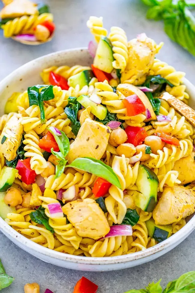 Incredible chicken mediterranean pasta salad recipe