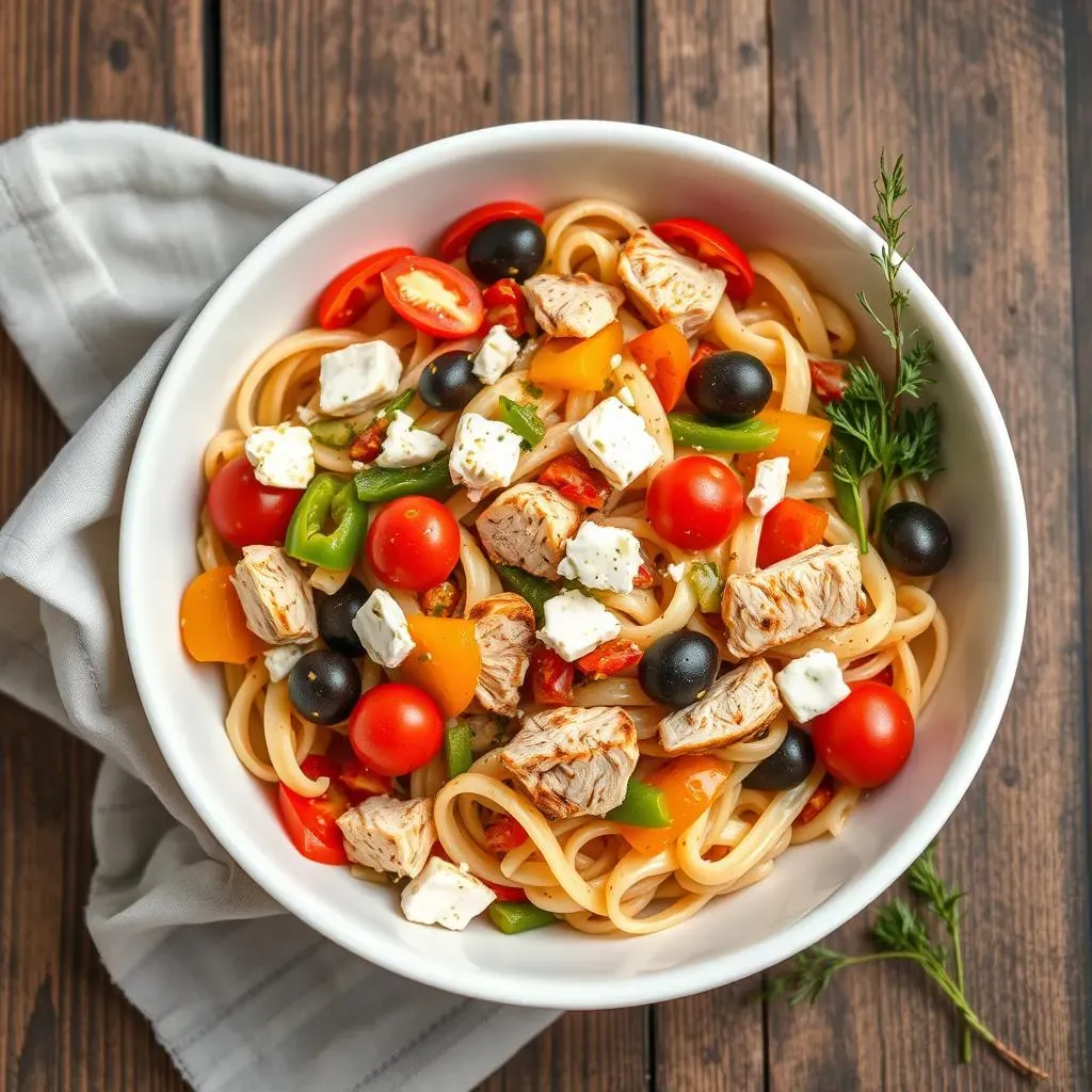 Ultimate Chicken Mediterranean Pasta Salad Recipe