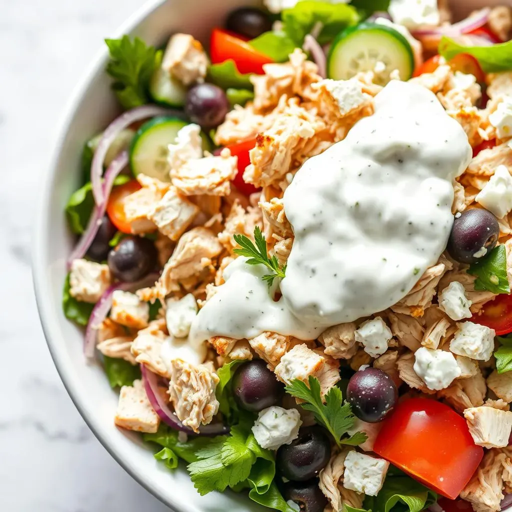 Crafting the Perfect Greek Chicken Salad Tzatziki