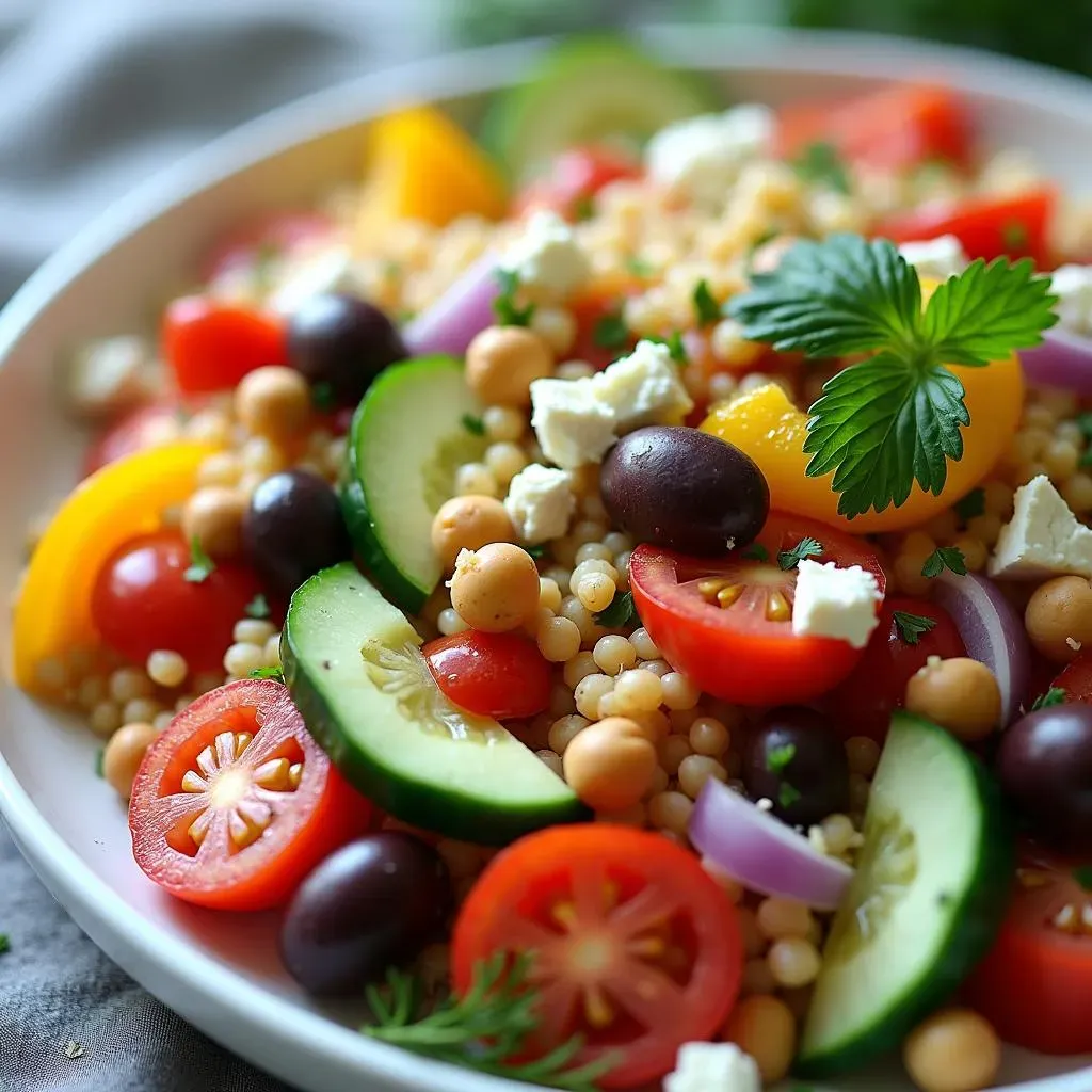 Crafting the Perfect Israeli Couscous Mediterranean Salad: Ingredients & Prep