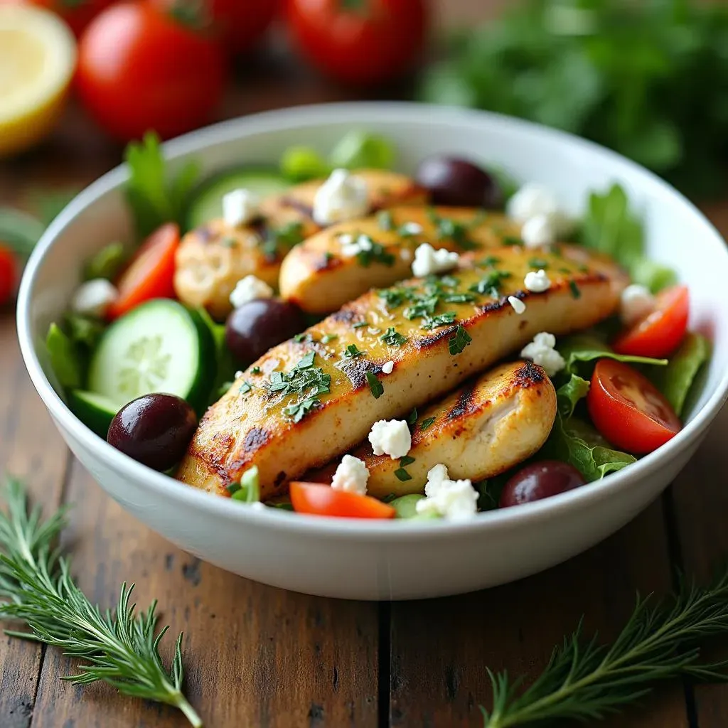 Crafting the Perfect Mediterranean Chicken Salad with Herbs Dressing