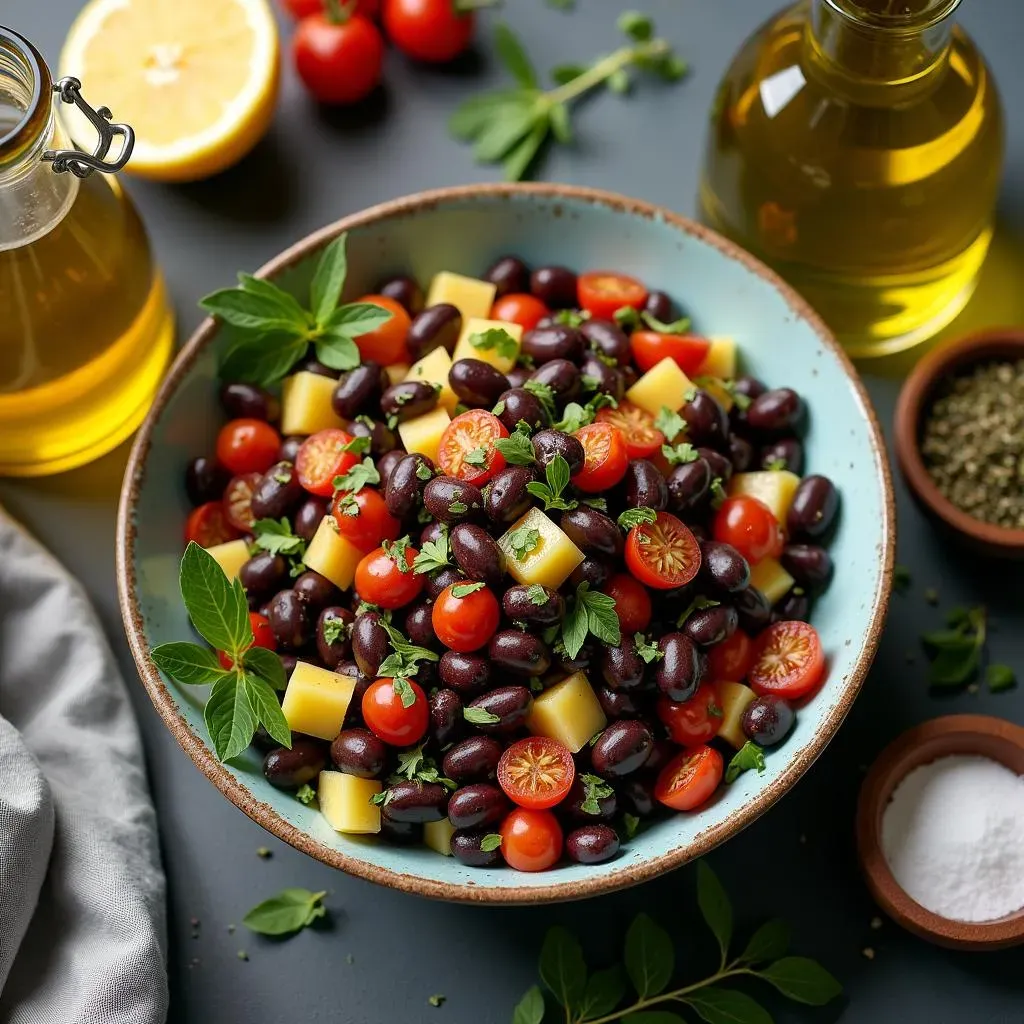 Crafting the Perfect Mediterranean Dressing for Your Black Bean Salad
