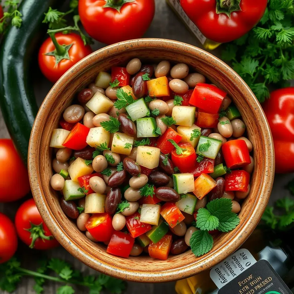 Crafting the Perfect Mediterranean Kidney Bean Salad: Ingredients and Preparation