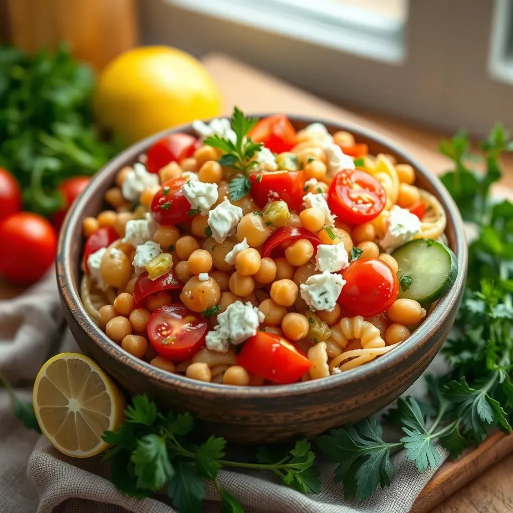 Crafting the Perfect Mediterranean Pasta Salad with Chickpeas