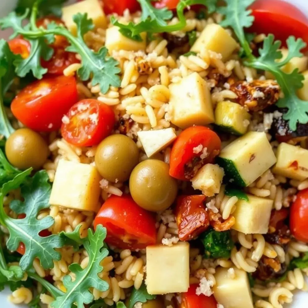 Crafting Your Mediterranean Orzo Salad with Arugula