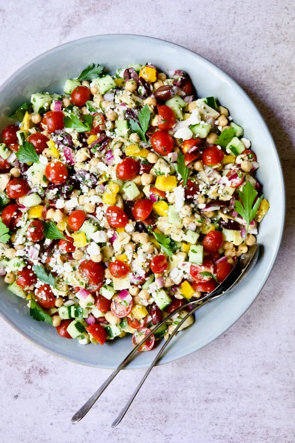 Crafting Your Perfect Chopped Mediterranean Chickpea Salad: Ingredients and Steps