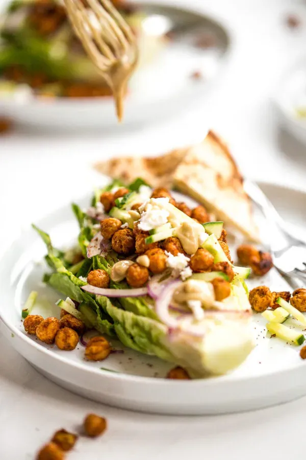 Crunch Time: Roasting Chickpeas for Your Wedge Salad