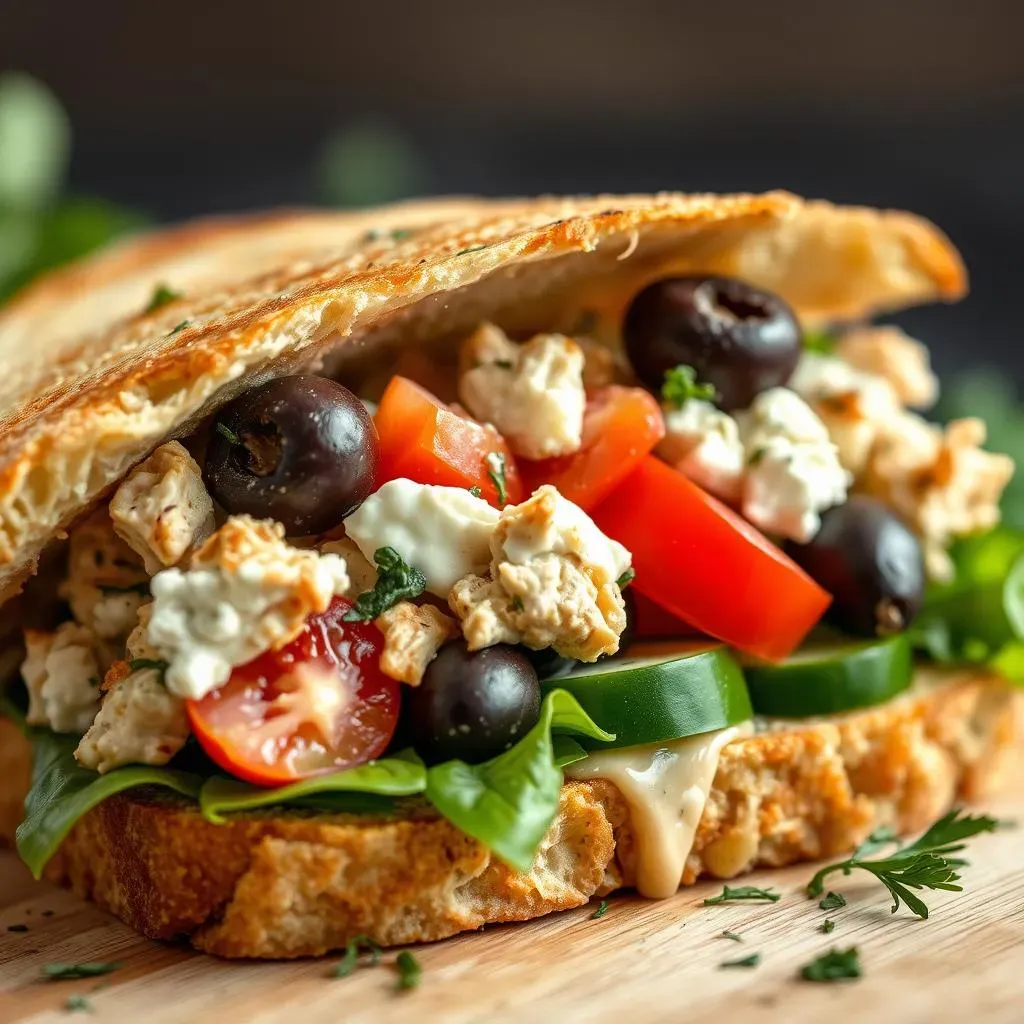 Customize Your Mediterranean Chicken Salad Sandwich
