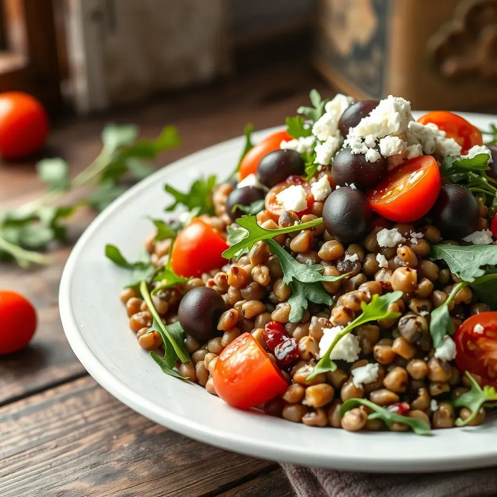 Customize Your Mediterranean Lentil Salad with Arugula