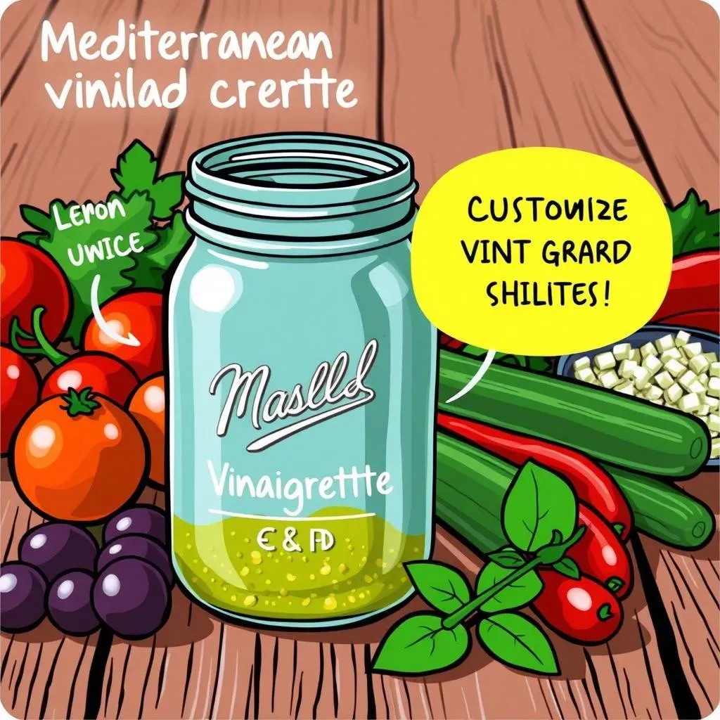 Customizing and Storing Your Mediterranean Salad Vinaigrette