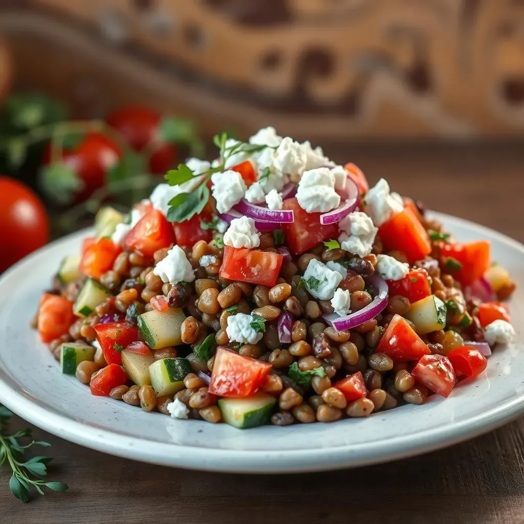 Easy Mediterranean Lentil Salad Recipe: StepbyStep