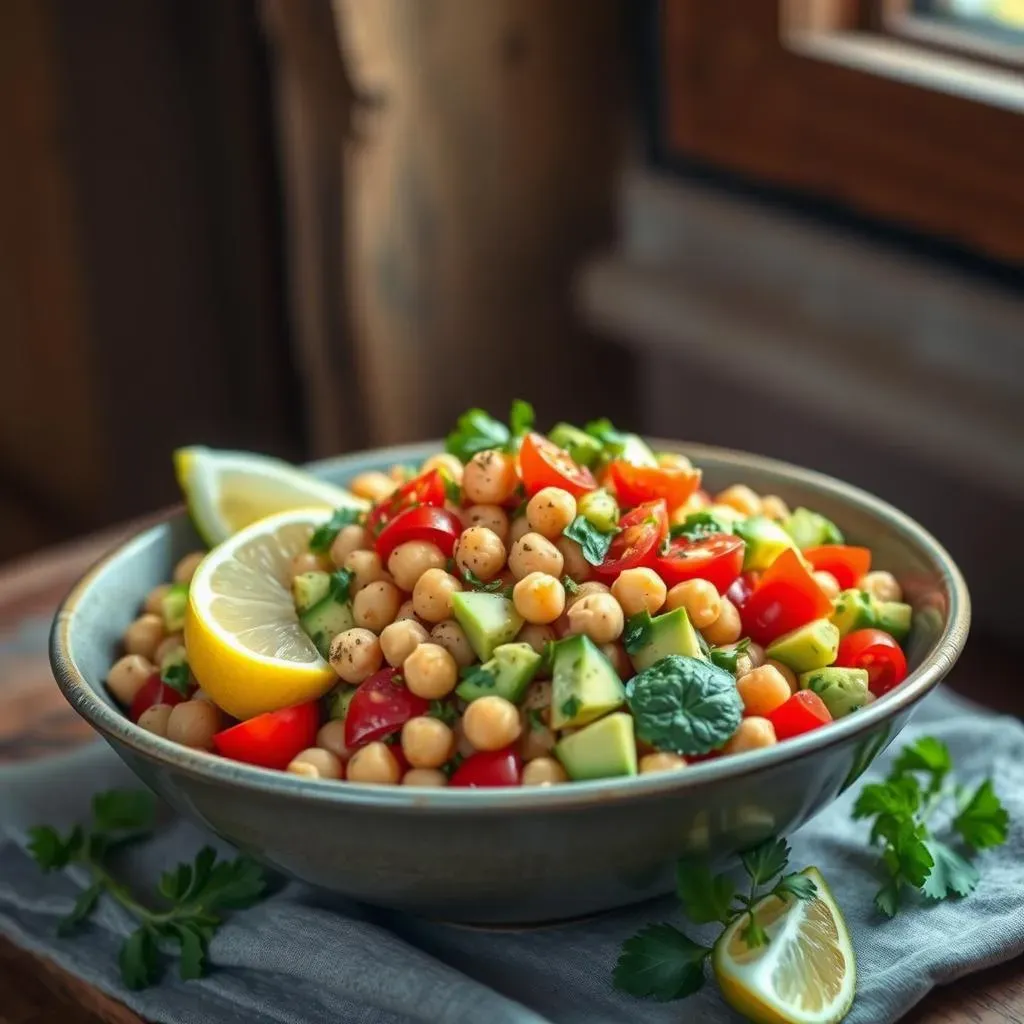 Easy Steps to Make a Delicious Mediterranean Chickpea Salad with Avocado