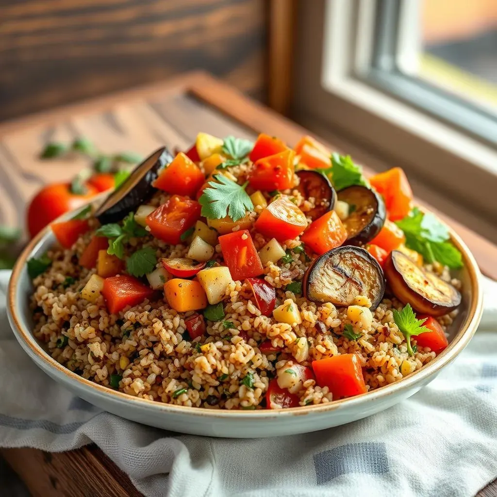 Easy Steps to Make a Delicious Mediterranean Quinoa Salad with Eggplant