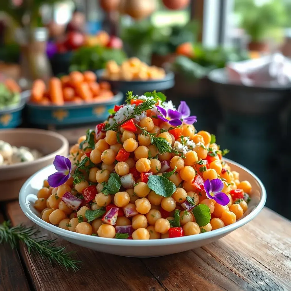 Easy Variations on Mediterranean Chickpea Salad with Lemon Dressing