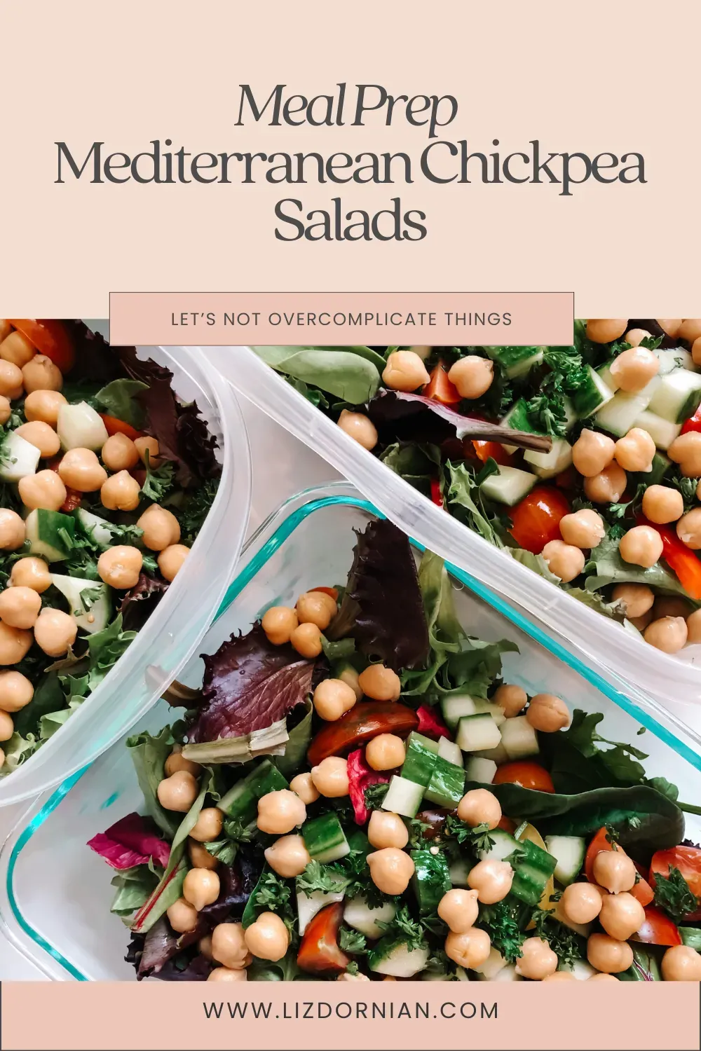 Enjoying Your Mediterranean Chickpea Salad Meal Prep Throughout the Week