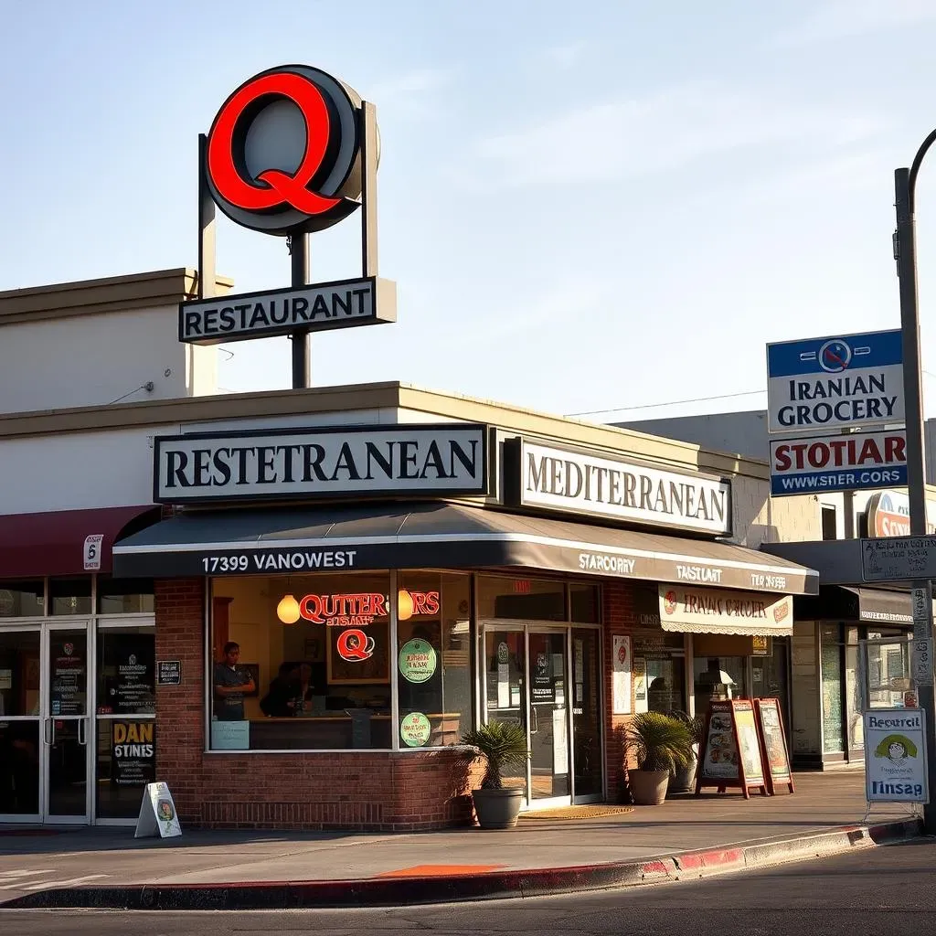 Finding Q Mediterranean Restaurant and Nearby Spots