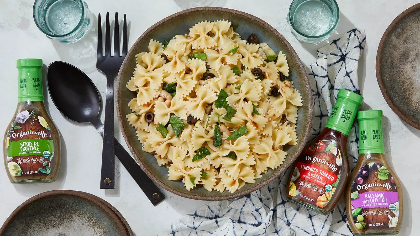 Authentic fresh market mediterranean pasta salad recipe