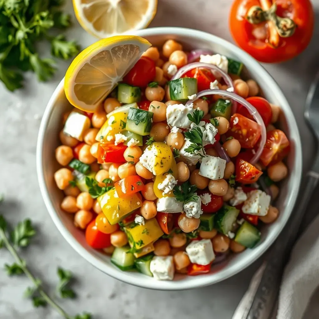 Ultimate Garbanzo Bean Mediterranean Salad Recipe