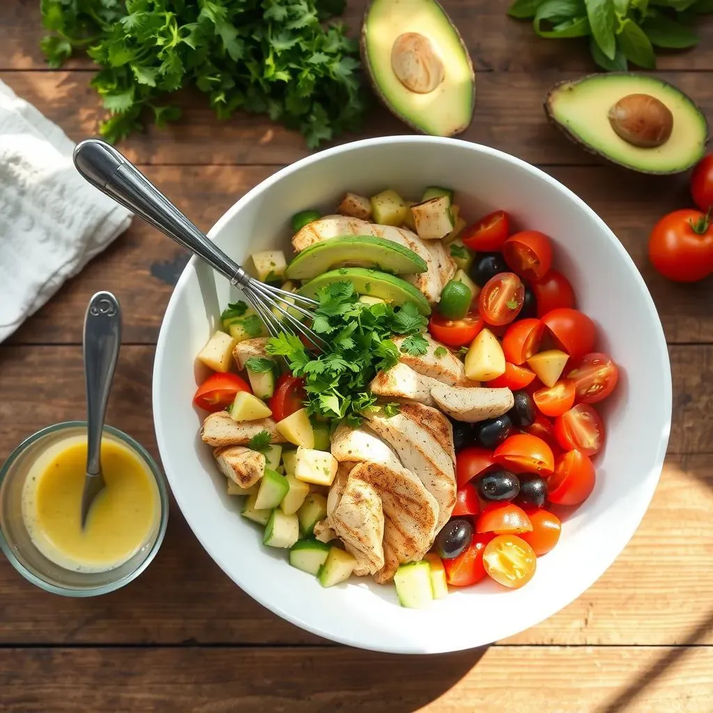 Gather Your Mediterranean Lemon Herb Chicken Salad Ingredients