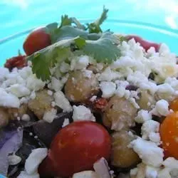 Gathering Your Colorful Mediterranean Chickpea Salad Ingredients