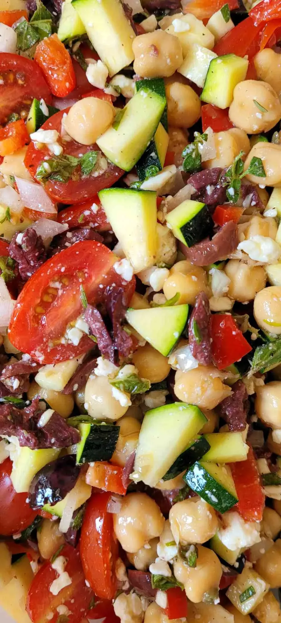 Gathering Your Goods: Ingredients for the Mediterranean Zucchini and Chickpea Salad