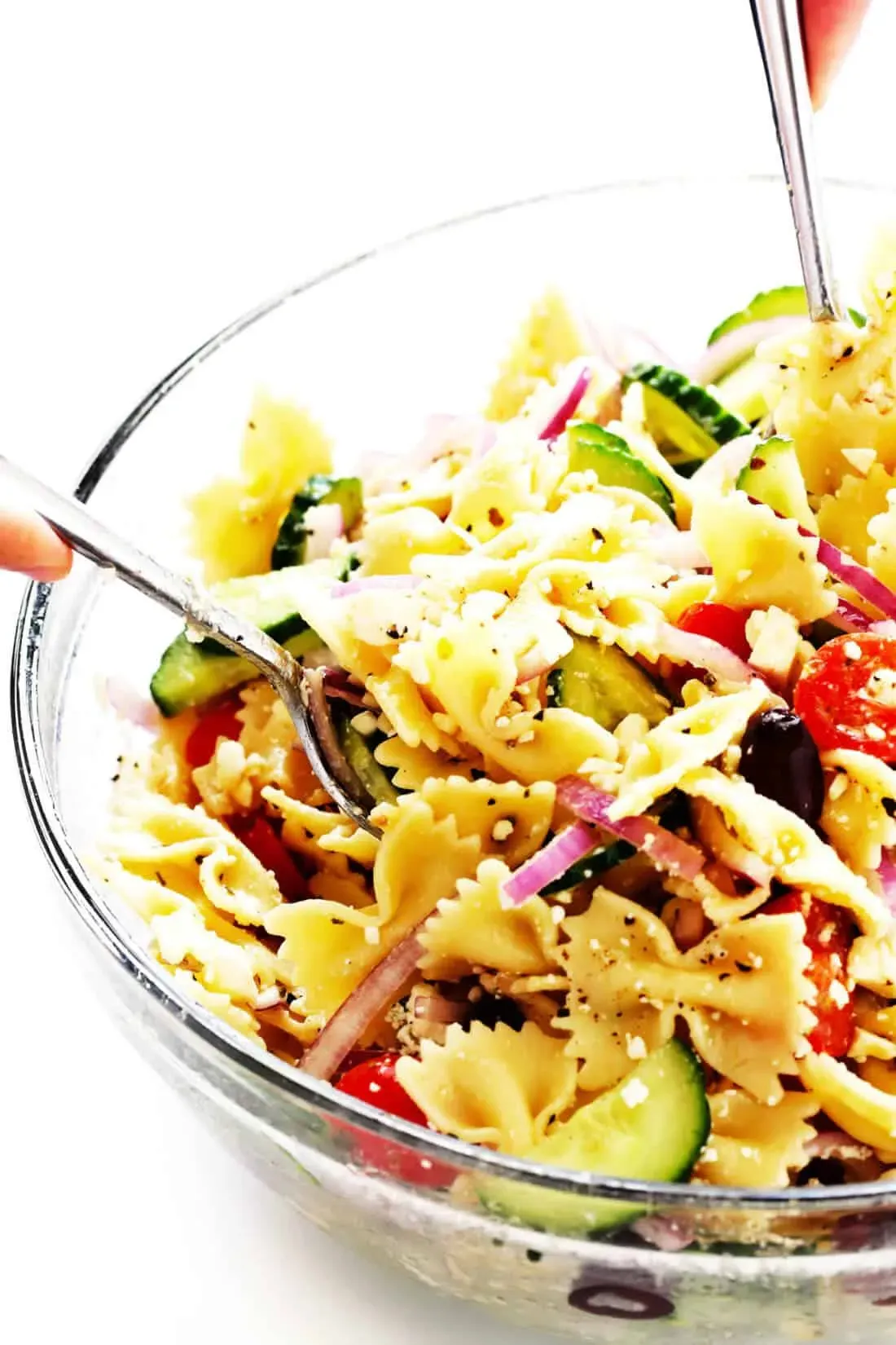 Quick Gimme Some Oven Mediterranean Pasta Salad Recipe