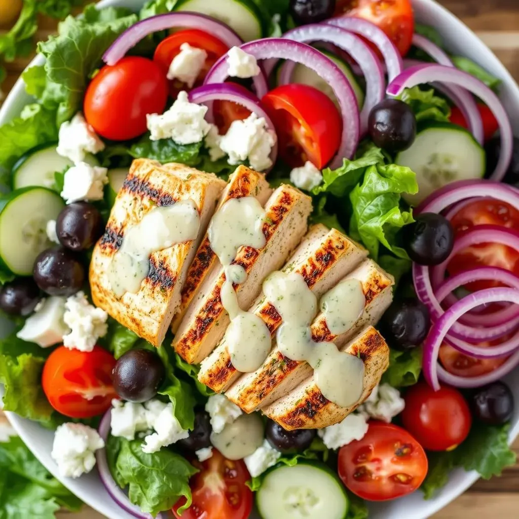 Ultimate Greek Chicken Feta Salad Recipe: Fresh &amp; Flavorful!