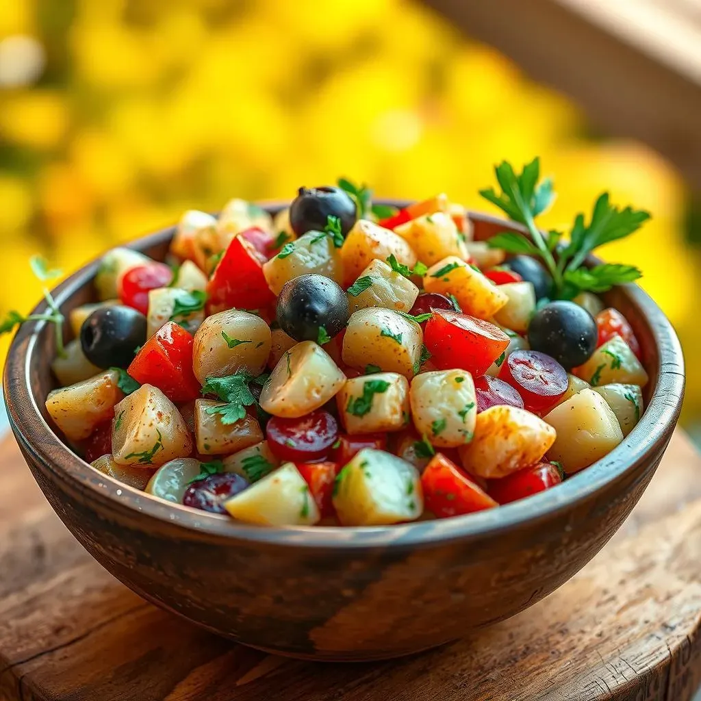 Ultimate Greek Potato Salad Mediterranean Dish Recipe