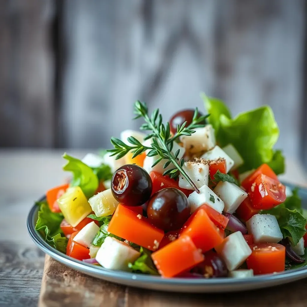 Absolute Greek Salad Mediterranean Recipe: Simple &amp; Tasty