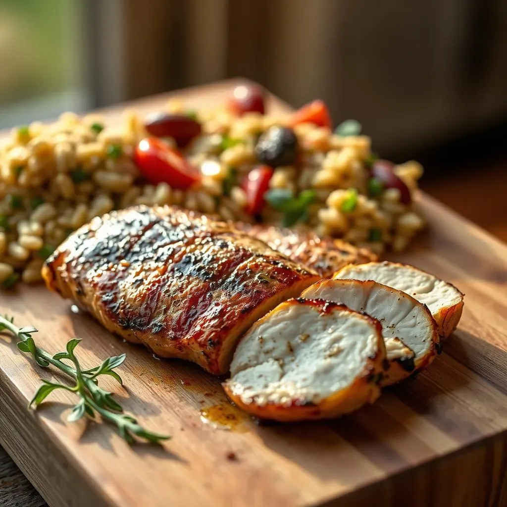 Grilling the Chicken for Your Mediterranean Orzo Salad