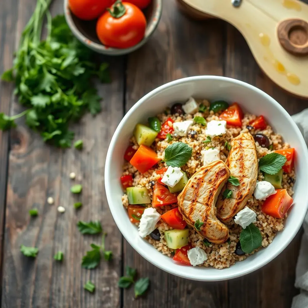 Health Benefits of Mediterranean Quinoa Salad with Chicken