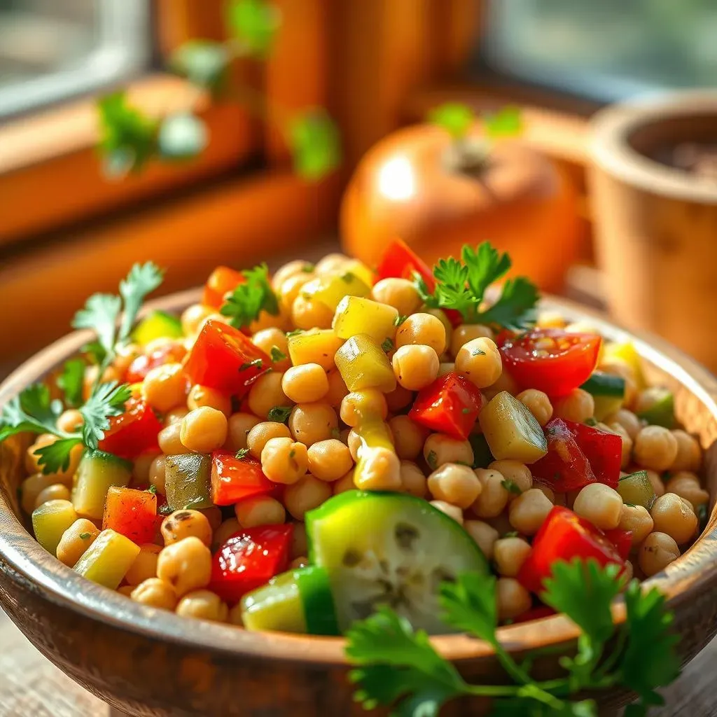 Healthy Benefits of Mediterranean Chickpea Salad with Cucumbers