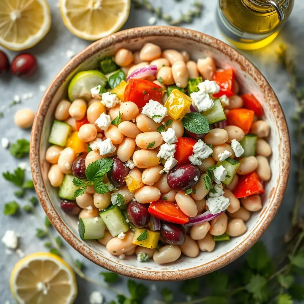 How to Make a Delicious Mediterranean White Bean Salad: StepbyStep