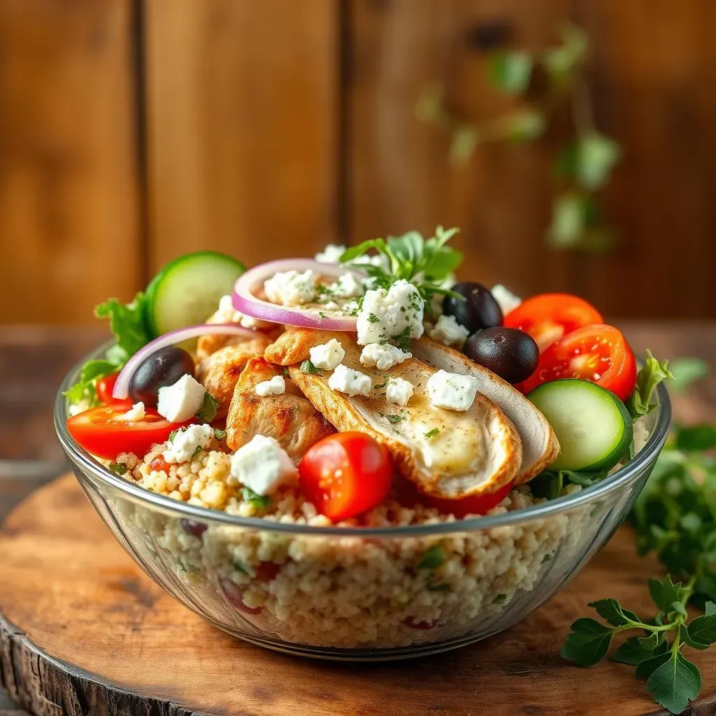 How to Make a Greek Chicken Salad Bowl: StepbyStep Instructions