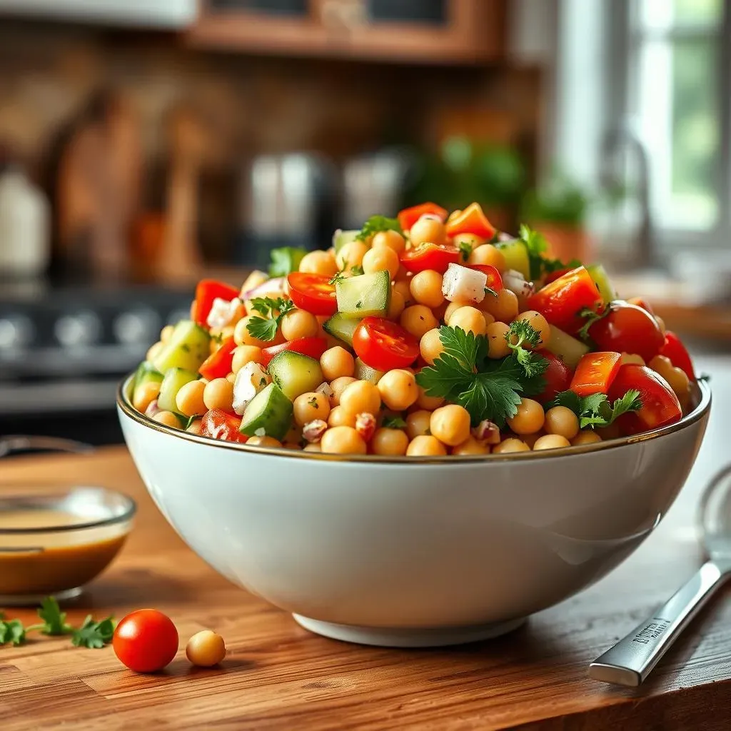 How to Make Easy Mediterranean Chickpea Salad: StepbyStep